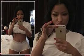 Big congrats on that as well. Nicki Minaj Pokes Fun At Her Camel Toe In Eye Popping Underwear Selfie Mirror Online