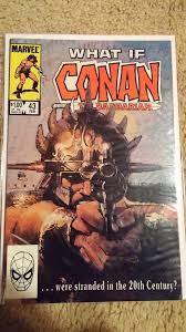 One of the Best Conan Storys in Marvel. I have had this since I was a  teenager. Typical Cimmerian, Conan ends up in NYC, does what he does best,  and has a