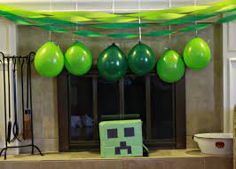 This party theme was so much fun and all the kids had a blast! Decor 14 Jpg 3374 2410 Minecraft Party Decorations Minecraft Party Minecraft Birthday Party