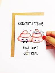 Funny Wedding Card Funny Funny Wedding Congratulations Card Engagement Congratulations Marriage Ca Funny Wedding Cards Wedding Card Diy Congratulations Card