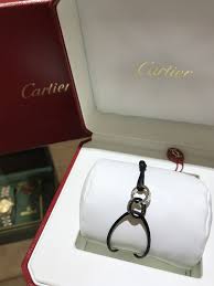 Brand New Cartier Love Bracelet Just Hit The Jewelry Case Black Ceramic 18k White Gold And Diamond Bracele Cartier Love Bracelet Jewelry Case Love Bracelets