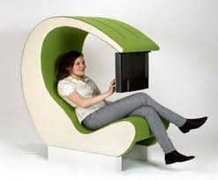 High Tech Solutions Serviced Offices Weird Furniture Unique Chair Green Furniture
