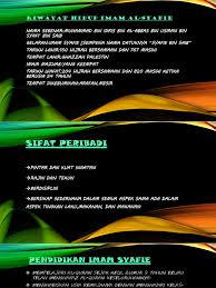 Nama lengkap imam syafi'i adalah muhammad bin idris bin 'abbas bin 'usman bin syaafi' bin saaib bin 'ubaid bin 'abdu yazid bin haasyim bin 'abdul mutthalib bin 'abdul manaf. Imam Al Syafiee