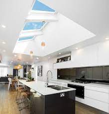 Skylight Ideas To Brighten Up Your Home Cottage Kitchen Design Eclectic Kitchen Design Skylight Kitchen