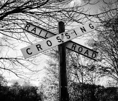 Black And White Rail Road Sign Older Railroad Cross Buck Sign Located At A Private Drive Crossing Located Along Brenner Rd Outside Of Carrollton Ohio Rail Line Is Lake Erie Erie Railroad