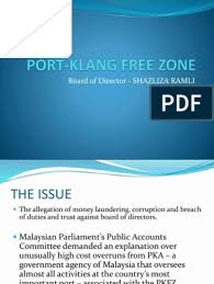 The dogs bark, the caravan moves on. Port Klang Free Zone Public Law Government