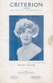 Quest Ralph Stock Heather Thatcher Drama Criterion London Theatre Programme 