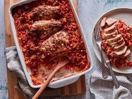 It's fried in marinara sauce and topped with more mozzarella. 30 Best Baked Chicken Recipes Recipes Dinners And Easy Meal Ideas Food Network