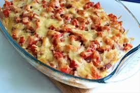 запеканка из макарон с колбасой и сыром в духовке Makaronnaya Zapekanka S Kolbasoj I Pomidorami Idei Dlya Blyud Eda Recepty Prigotovleniya