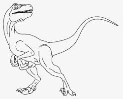 Velociraptor Blue Para Colorear
