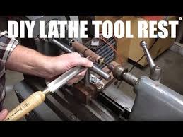 Diy Wood Lathe Tool Rest And Tool Rest Base Youtube Wood Turning Lathe Tools Diy Lathe
