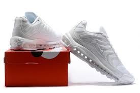 Nike Air Max 97 Plus Tn Unisex Running Shoes Triple White Nike Air Max Nike Air Max 97 Air Max 97