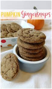 Pumpkin Gingersnap Cookies Sunshine And Munchkins Recipe Ginger Snap Cookies Pumpkin Recipes Utah Food