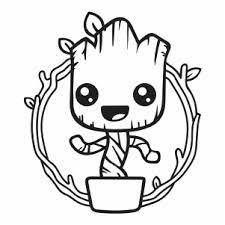 Download Baby Groot Outline Svg Baby Groot Svg Cut File Download Jpg Png Svg Cdr Ai Pdf Eps Dxf Format