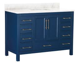 Https Www Houzz Com Product 113781475 Kendall Blue Bathroom Vanity 48 Contemporary Bathroom Vanities And Sink Blue Bathroom Blue Bathroom Vanity Blue Vanity