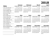 These templates can be used by a student as well as business professional for their work activities. 2018 Calendar Templates Download 2018 Monthly Yearly Templates With Holidays