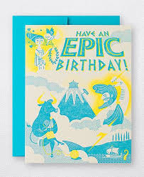 Epic Birthday Letterpress Birthday Card Letterpress Birthday Letterpress Greeting Cards