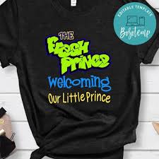 Little fresh princess prince baby clear plastic cup with straw and lid, 12oz cup, party cups, baby shower cups, fresh baby cups, bpa free. The Fresh Prince Baby Shower T Shirt Bobotemp