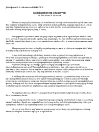 Sinasabi ng teoryang ito nanagkakaroon ng pagkatuto ang tao at gumagawa ng kabuluhan (meaning) batay sa kanyang mga karanasan. Kahalagahan Ng Edukasyon Pdf