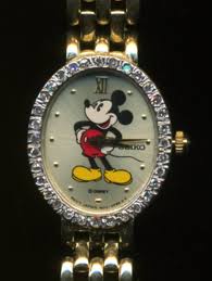 Product title mickey mouse women's gold alloy square watch, gold s. Mickey Company 14k Gold Woman S Watch Diamonds Around Face Collectors Weekly