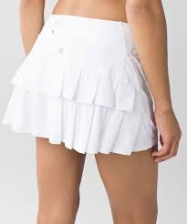 Lululemon Pacesetter Skirt White On Mercari Lululemon Outfits White Tennis Skirt Skirt Outfits