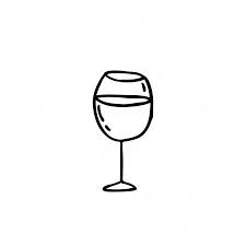 Glass Of Wine Doodle Icon Stock Vector Spon Doodle Wine Glass Vector Ad Wine Glass Tattoo Wine Glass Drawing Wine Icon