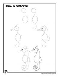 If a starfish's body is cut away, it will grow back. How To Draw For Kids 12 Ocean Animals To Draw Step By Step Woo Jr Kids Activities