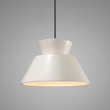 Brayden Studio Perth 1 Light Single Cone Led Pendant Bulb Type Led Shade Color Matte White Finish An Light Pendant Light Fixtures Hanging Pendant Lights