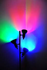 Blue Led Light Bulb A19 3 Watt E26 Base Clear Glass Lights Up Blue Modvera Lighting