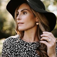 Simple Shimmery Textured Circle Everyday Earrings Gift, Sarah Cornwell Sterling Silver