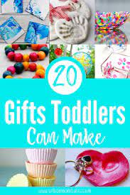 20 Simple Gifts Toddlers Can Make At Christmas Homemade Kids Gifts Toddler Christmas Gifts Toddler Holiday Gifts