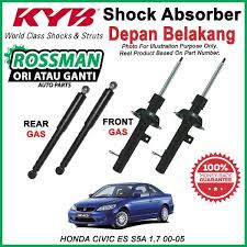 This is a list of internal combustion engines models manufactured by the honda motor company. Honda Civic Es S5a 1 7 00 05 Kyb Kayaba Original Shock Absorber Set Shopee Malaysia