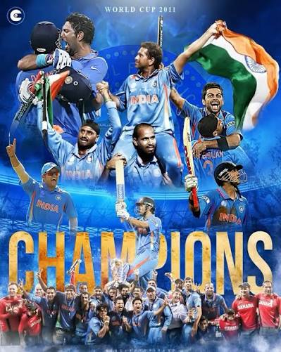 On This Day—India beat Sri Lanka by 6 wickets in the 2011 World Cup final  to clinch their second title 🏆, #CWC11 #OnThisDay #TeamIndia #India  #Cricket