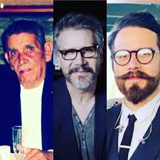 Honrado de estar en medio de estos dos hombres, mi padre, (este año hubiese  cumplido 90 años) y mi hijo, que este año se convirtió en padre por primera  vez. ¡Feliz día