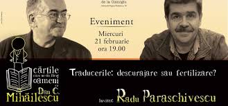 Scriitorul afirmă că „mi le doresc și mi le imaginez ca pe un janus bifrons, cu un ochi către setea culturală și exasperatele intensități de lectură ale trecutului, iar cu celălalt către precaritatea spirituală a prezentului. CÄƒrÅ£ile Care Ne Au FÄƒcut Oameni Cu Dan C MihÄƒilescu Invitat Radu Paraschivescu Observator Cultural