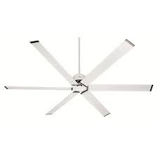 The icf96ups ceiling fan coverage is 1733 square feet based on 15 foot ceiling height. Hunter 96 Hfc Outdoor Ceiling Fan With Wall Control Damp Rated Fresh White Overstock 11365106