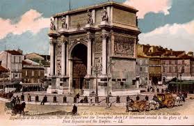 Porte D Aix Marseille Triomphe La Douane