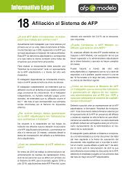 0,77% comisión para el financiamiento de la afp modelo. Afiliacion Afp Modelo