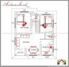 2 Bedroom House Estimate Cost Under 15 Lakhs Architecture Kerala 2 Bedroom House Plans Bedroom House Plans House Plans