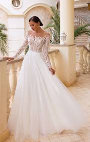 Elvira Wedding Dress Timeless Love Collection In 2020 Simple Elegant Wedding Dress Long Sleeve Wedding Dress Lace Wedding Dresses