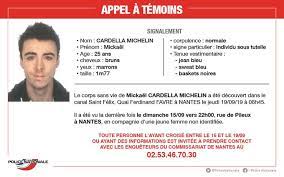Appel à témoins (makavelik remix). Nantes Appel A Temoin Apres La Decouverte D Un Corps Hit West
