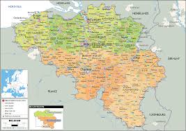 Discover sights, restaurants, entertainment and hotels. Large Size Political Map Of Belgium Worldometer
