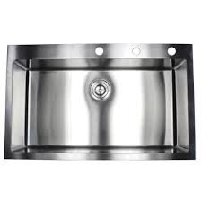 drop in top mount 16 gauge stainless