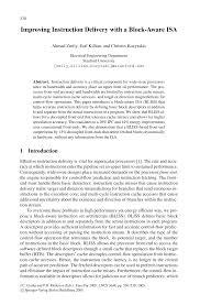 Improving Instruction Delivery with a Block-Aware ISA