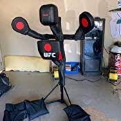 Amazon Com Ufc Bas Body Action System Deluxe Professional Freestanding Home Training Equipment System For Mma Kickboxing Muay Thai And Martial Arts Adjustable Punching And Kicking Pads Sports Outdoors