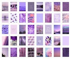 Check out lovecreatecelebrate for a complete tutorial. Purple Aesthetic Photo Collage Wall Printable Kit Diy Photo Etsy