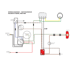 Vincent motorcycle electrics on the wiring diagram (magneto type) we suggest to add a switch to avoid a small leak current passing through the small black wire of rectifying regulator when the bike is at rest. Matchless G12 60 61 Wiring Diagram Chasing Motorcycles
