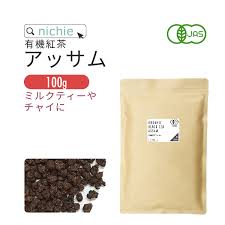 楽天市場 アッサムctc アッサムティー アッサム 茶葉 リーフ 紅茶 オーガニック 100g 有機 チャイ Nichie ニチエー Nichie ニチエー