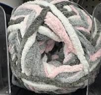 Suggestions for throw blanket with multi-colored yarn?
