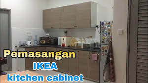 Untuk bahagian dalam, gunakan cat berwarna putih. Cara Pemasangan How To Install Ikea Kitchen Cabinet Knoxhult Youtube